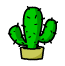 Cactus pin