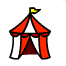 Circus Tent pin