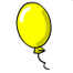 Yellow Balloon pin